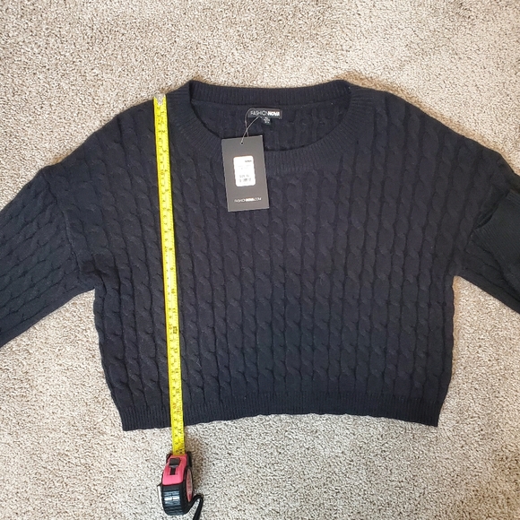 Fashion Nova Sweater XL Black - Picture 7 of 8